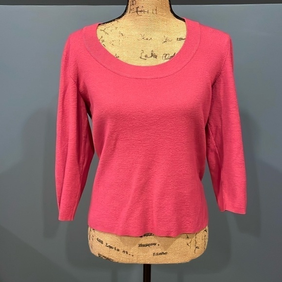 New York & Company Dark Pink Sweater Large - Picture 1 of 8